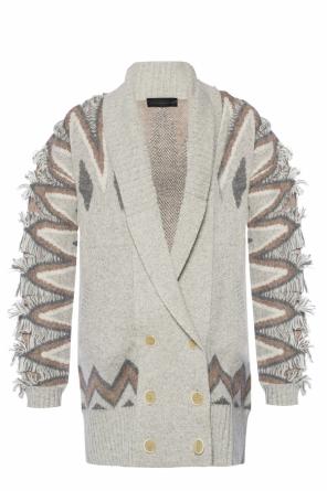 Double-breasted cardigan with tassels, zdjęcie 1 Double-breasted cardigan with tassels od Diesel Black Gold